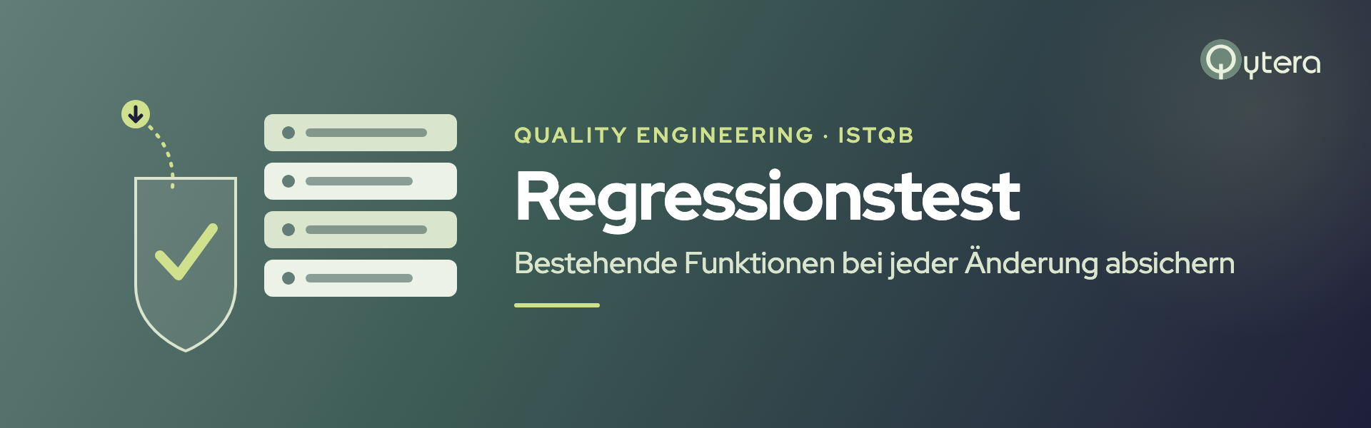 Regressionstest: Schild schuetzt bestehende Funktionen bei einer Aenderung