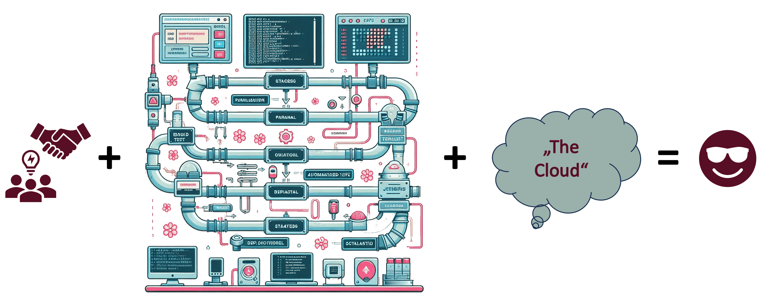 Kombination von DaaS, DevOps-Assembly-Line und Serverless