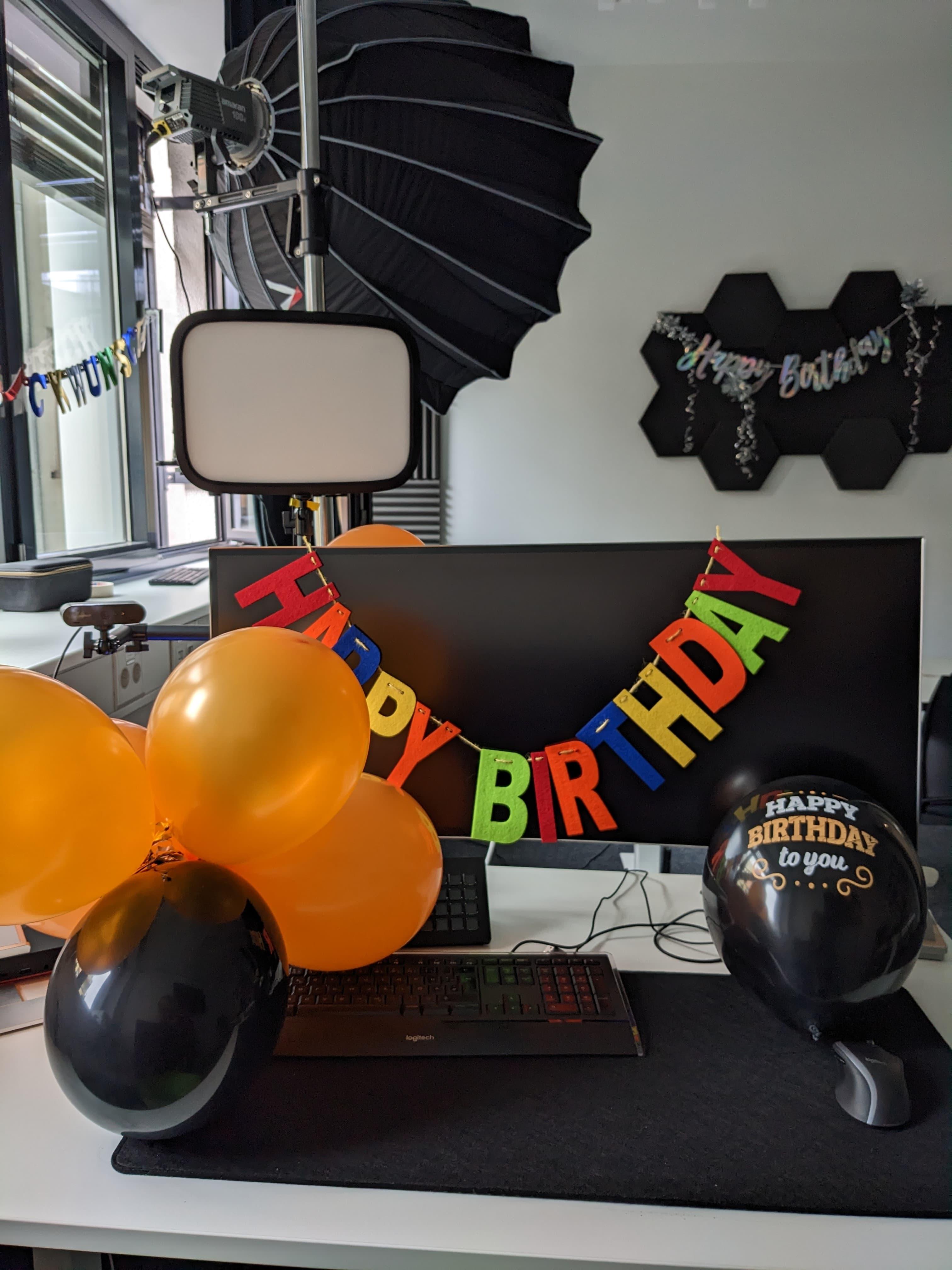 Wilsons Geburtstagstisch