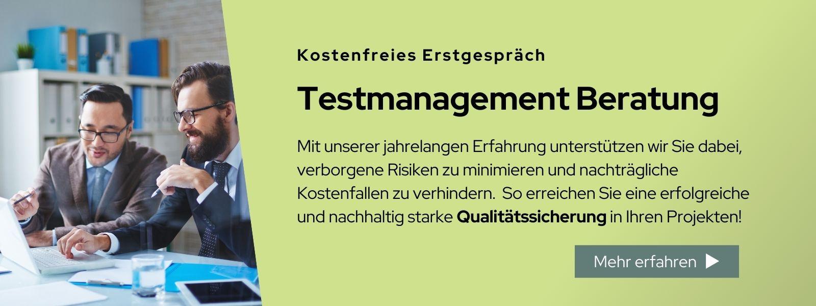 Testmanagement Beratung