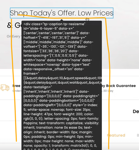 Functionize DOM Struktur